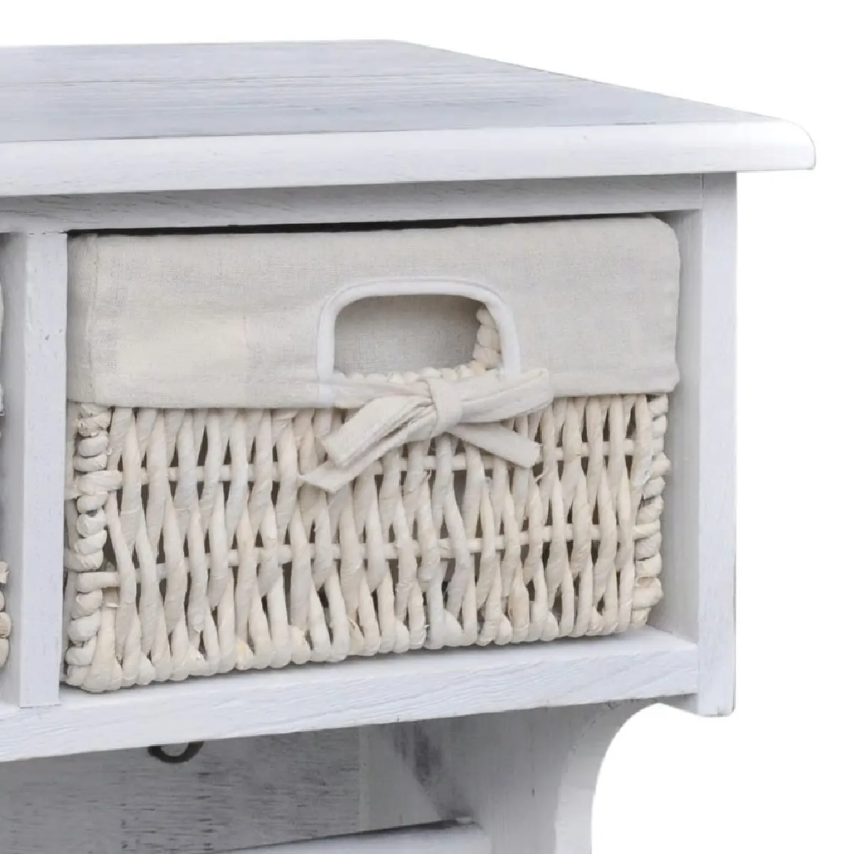 Decoshop26 Porte-manteau Blanc