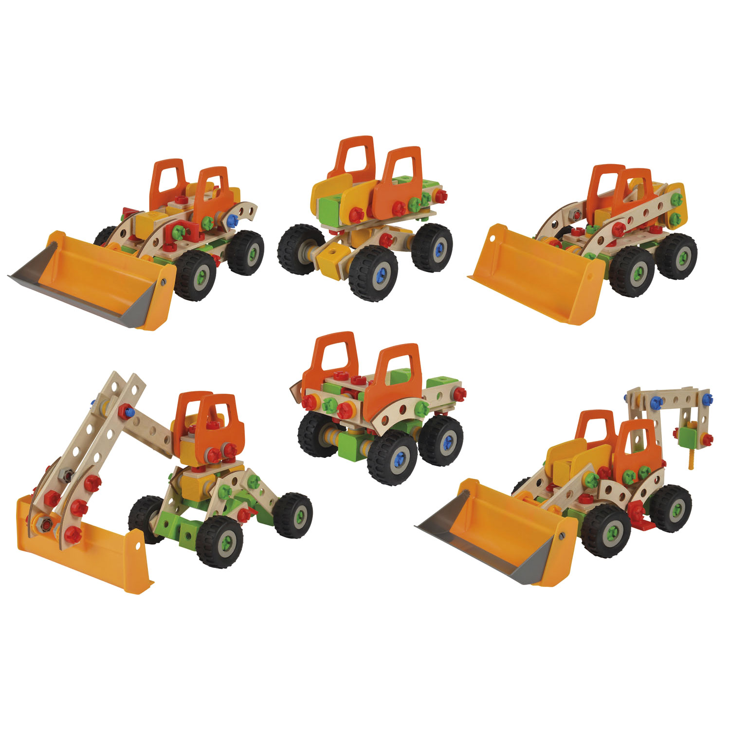 Eichhorn Constructor Werkvoertuigen 6in1, 140dlg.