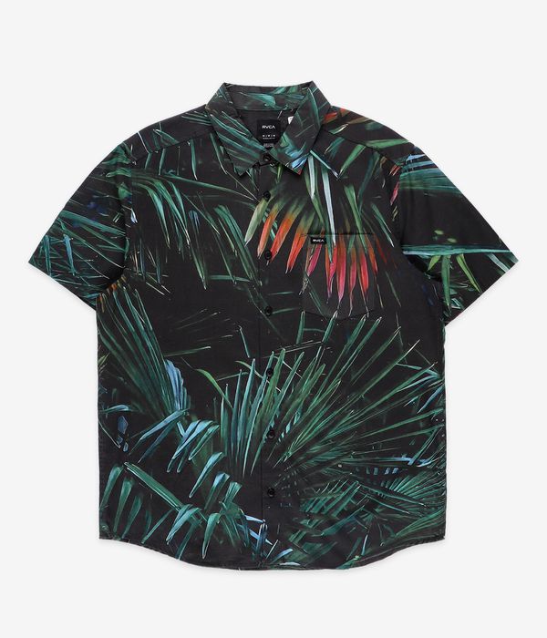 RVCA Hawaii Palms Hemd (black) online kaufen | skatedeluxe