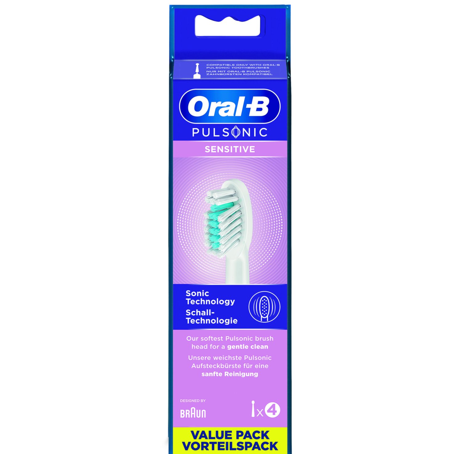 Oral-B Aufsteckbürsten Pulsonic Sensitive 4er