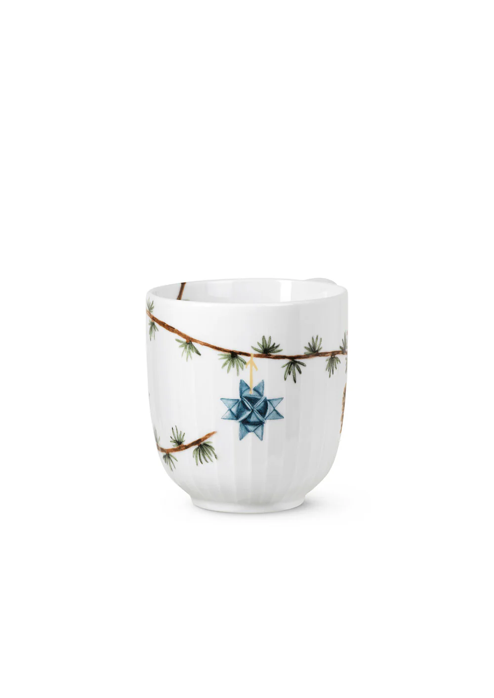 Kähler  Hammershøi Christmas krus 2020, hvid m. deko -  33 cl.
