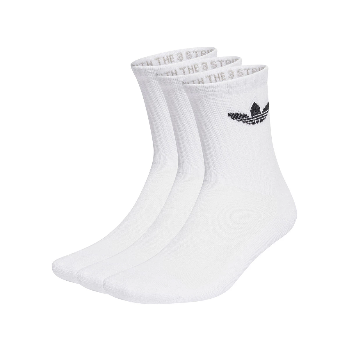 Meias adidas Trefoil Cushioned (3 Pares)