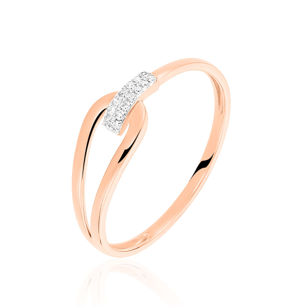 Bague Cyranna Or Rose Diamant