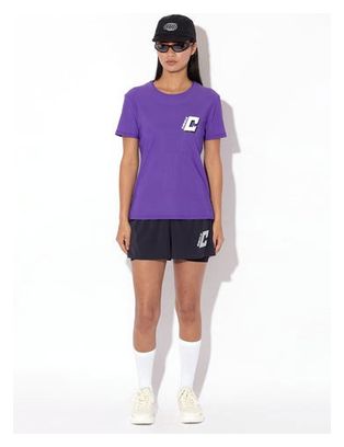 Maillot manches courtes Running Circle Legend Violet Femme