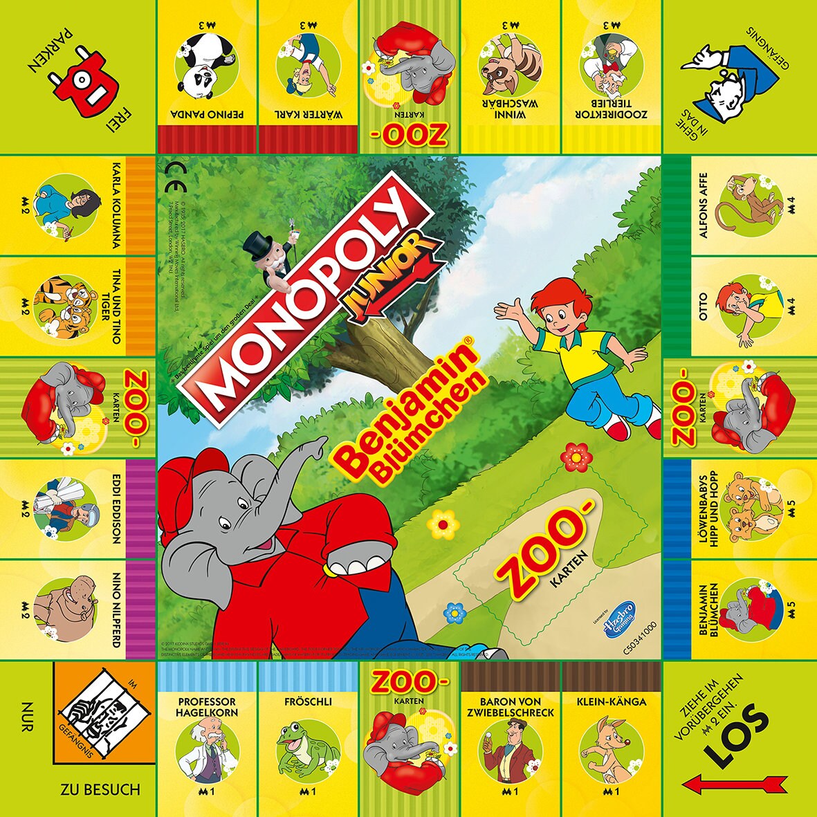 Monopoly Junior Benjamin Blümchen Brettspiel Gesellschaftsspiel Spiel Deutsch