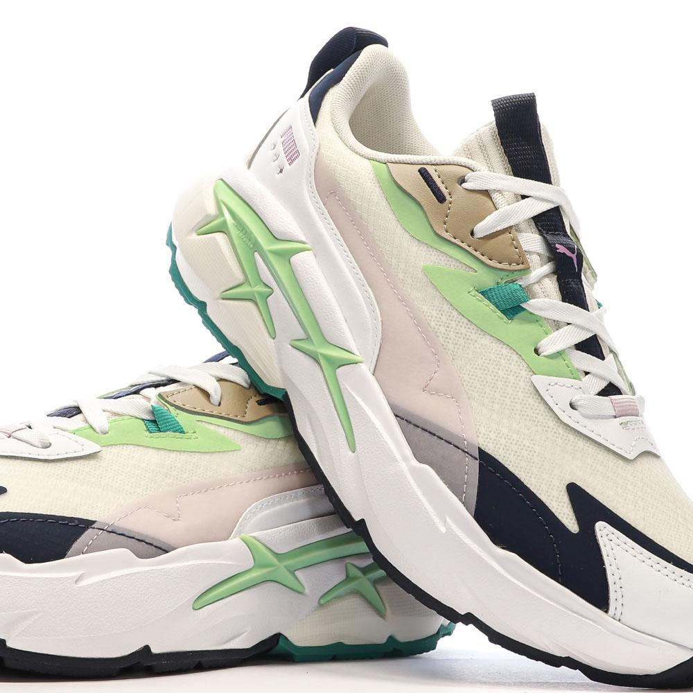Puma Baskets Blanches/Vertes Femme Puma Spina