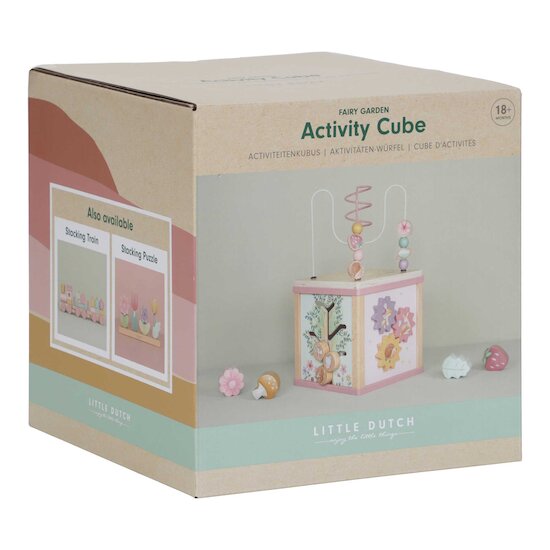 Fairy Garden Cube d'activités en bois   de               Little Dutch