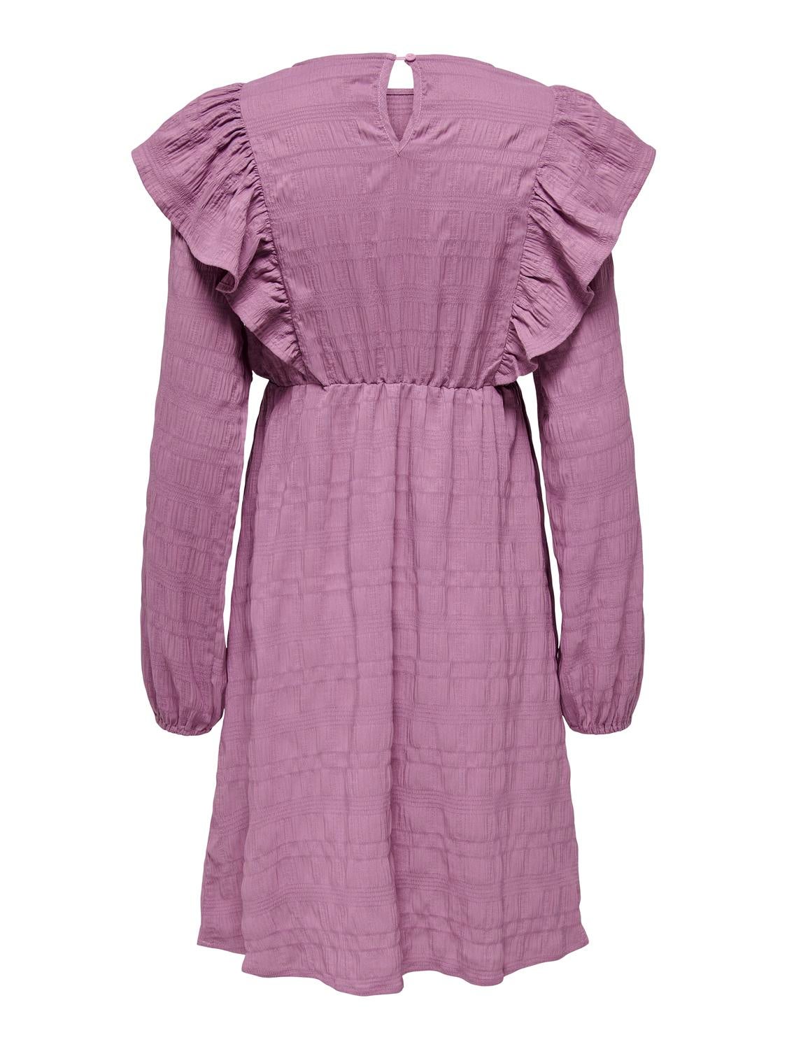 OLMDALLORA Kurzes Kleid Rose Brown
