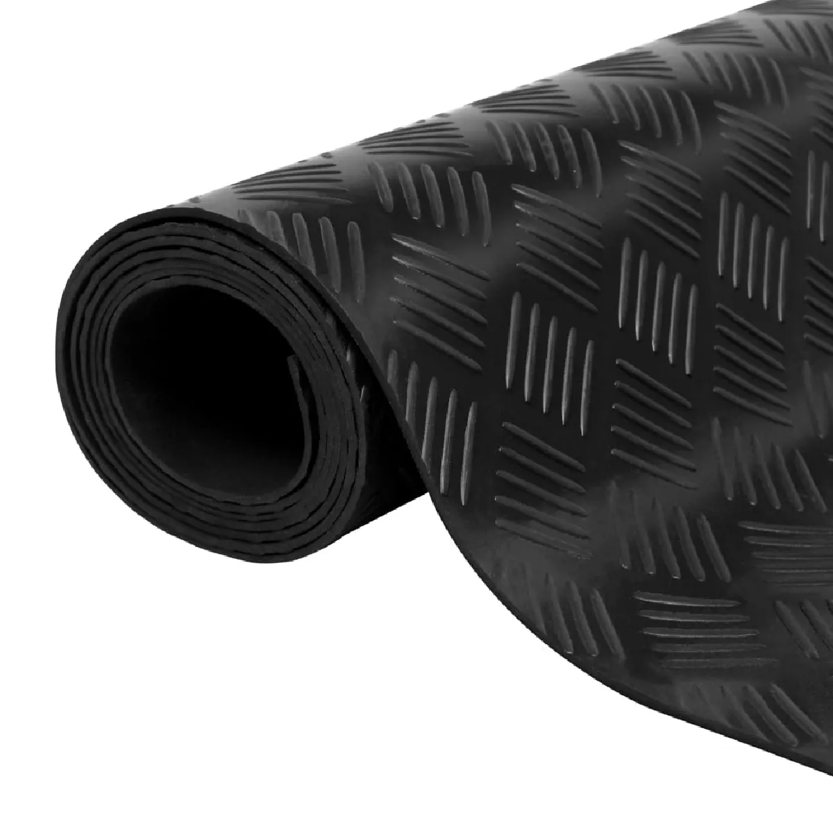 vidaXL Tapis Caoutchouc Antidérapant - 5x1 m