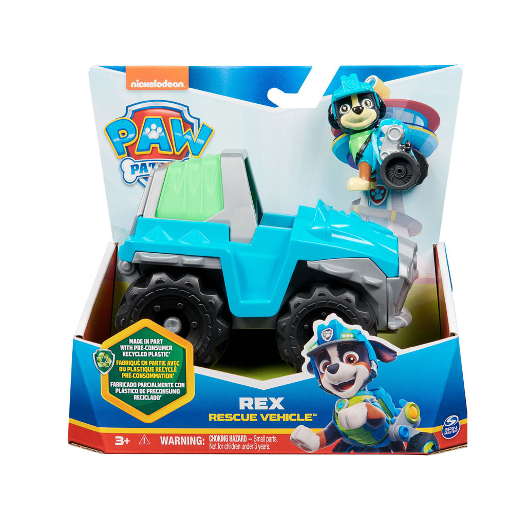 PAW Patrol Voertuig met Speelfiguur - Rex's Dinosaur