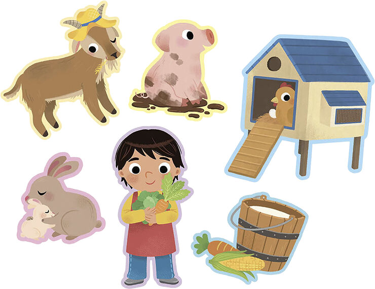 Auzou Auzou - My First Stickers 100 pcs - Farm