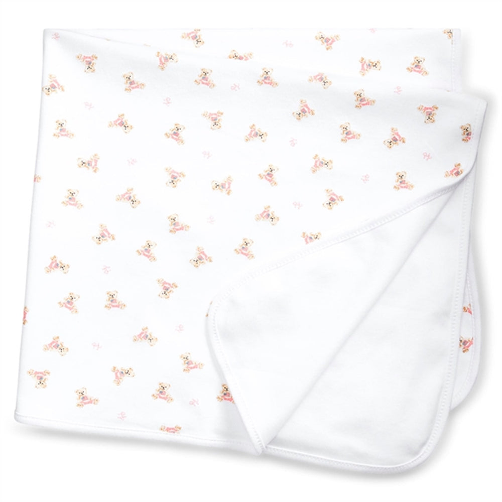 Køb Ralph Lauren Baby Girl Tæppe White/Pink/Multi