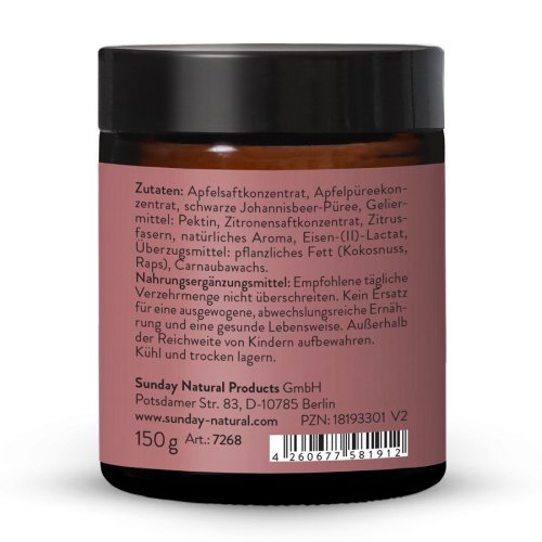 Sunday Natural Products  Eisen Beeren Gummies