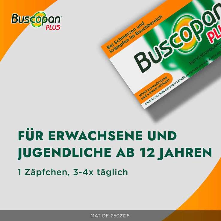 Buscopan plus Zäpfchen, 10 St
