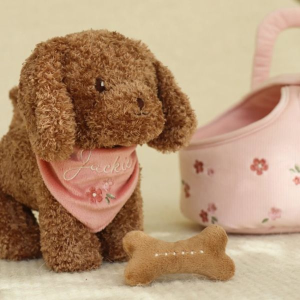 Little Dutch Knuffelhond – Jackie in Tas
