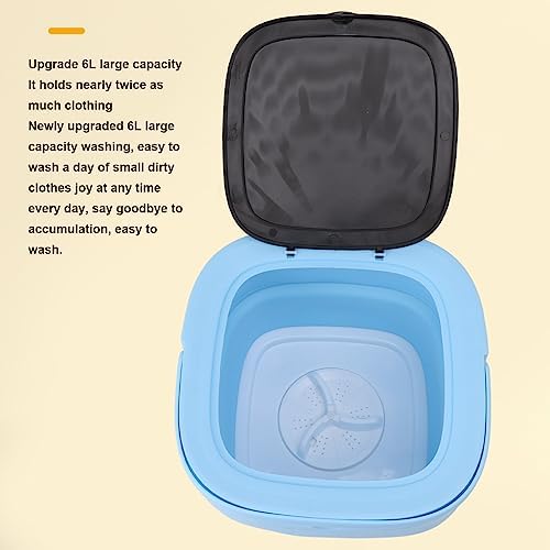 Petite Machine à Laver Portable, Lave Linge Multifonctionnel de Grande Capacité, Machine à Laver Pliable avec Essorage Doux pour Le Dortoir Le Camping Le (Green) : Gros électroménager