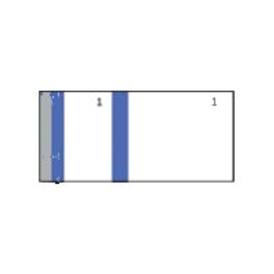ELVE - Bloc vendeurs de 100 tickets - 60 x 135 mm - blanc