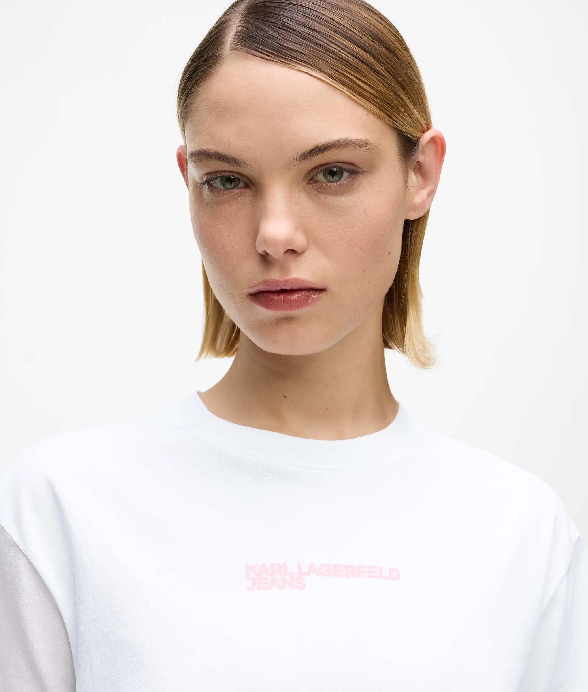 Regular-fit frame-logo t-shirt