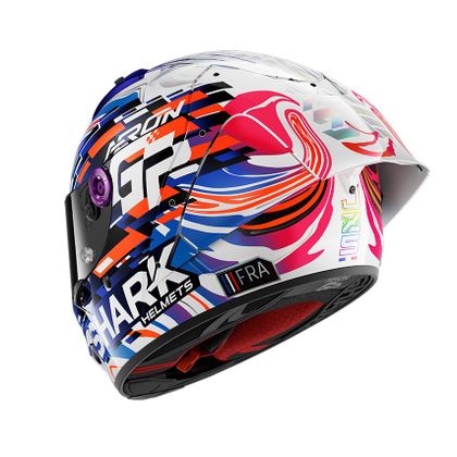 Casque Shark AERON-GP REPLICA ZARCO GP DE FRANCE - Violet / Bleu