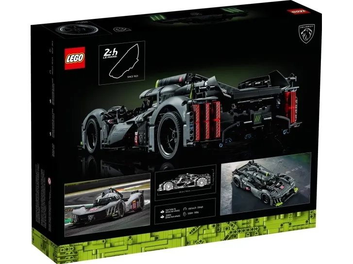LEGO Technic 42156 PEUGEOT 9X8 24H Le Mans Hybrid Hypercar