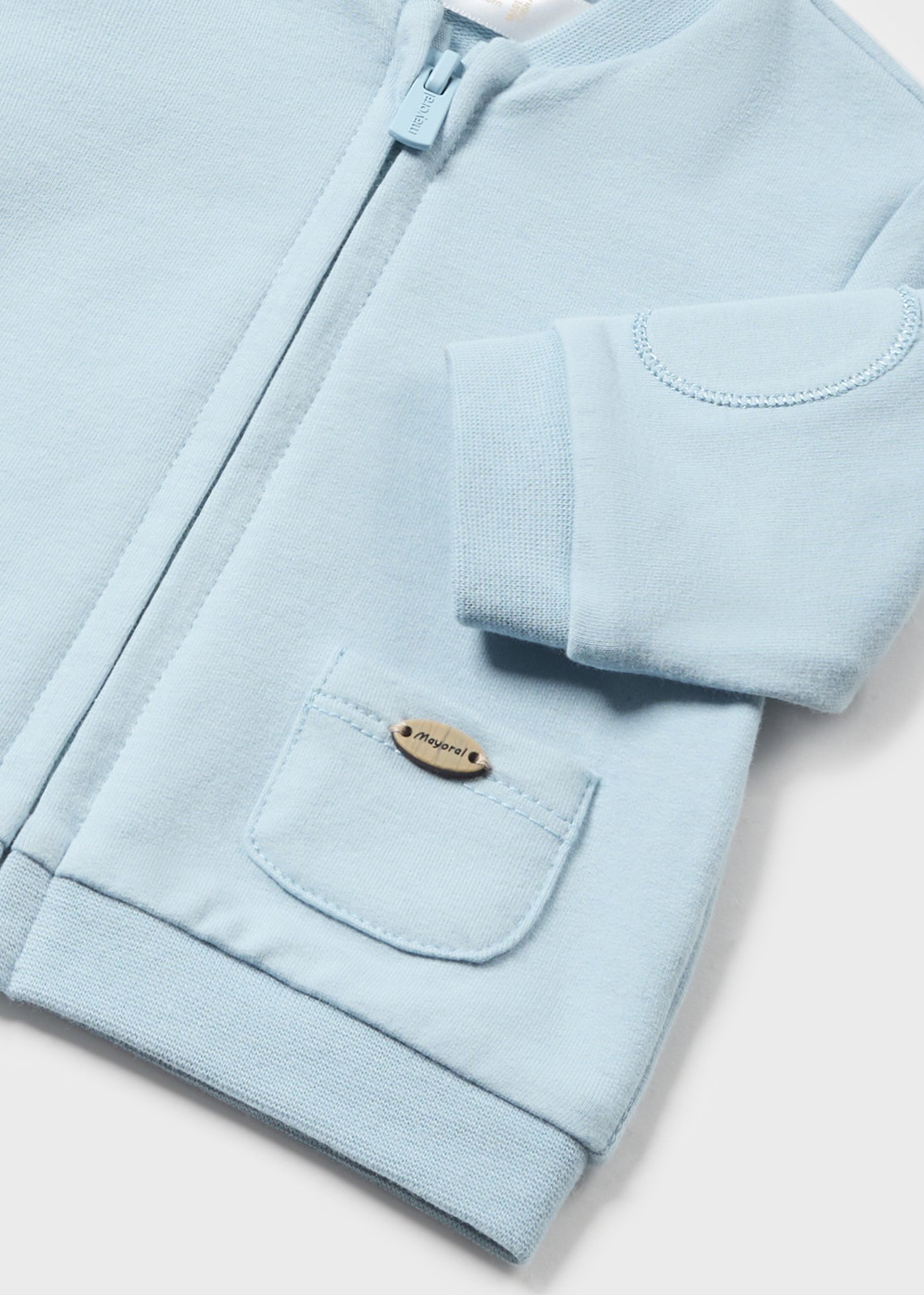 Conjunto de moletom Better Cotton Niagara de 3 peças para recém-nascidos.