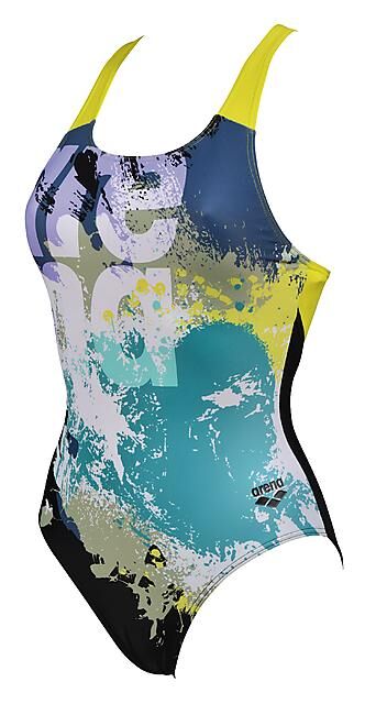 ARENA - MAILLOT DE BAIN WAVES BREAKING SWIMSUIT V BACK