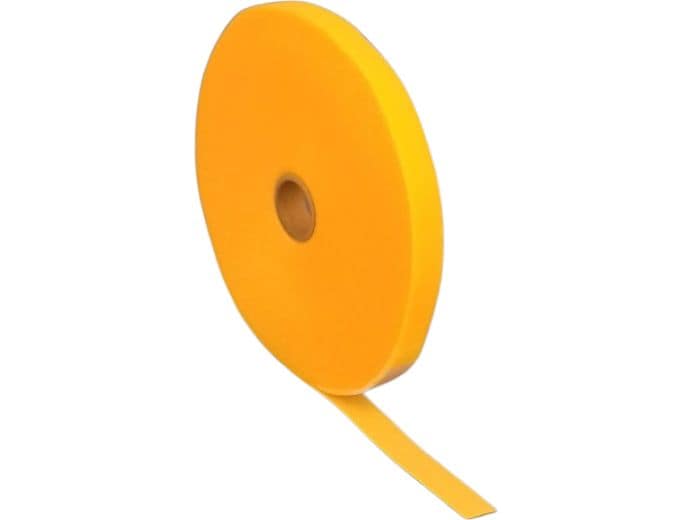 FASTECH Klettband-Rolle ETN Fast-Strap Gelb 10 mm x 5 m Klett-Kabelbinder, 10 mm x 5 m, Gelb