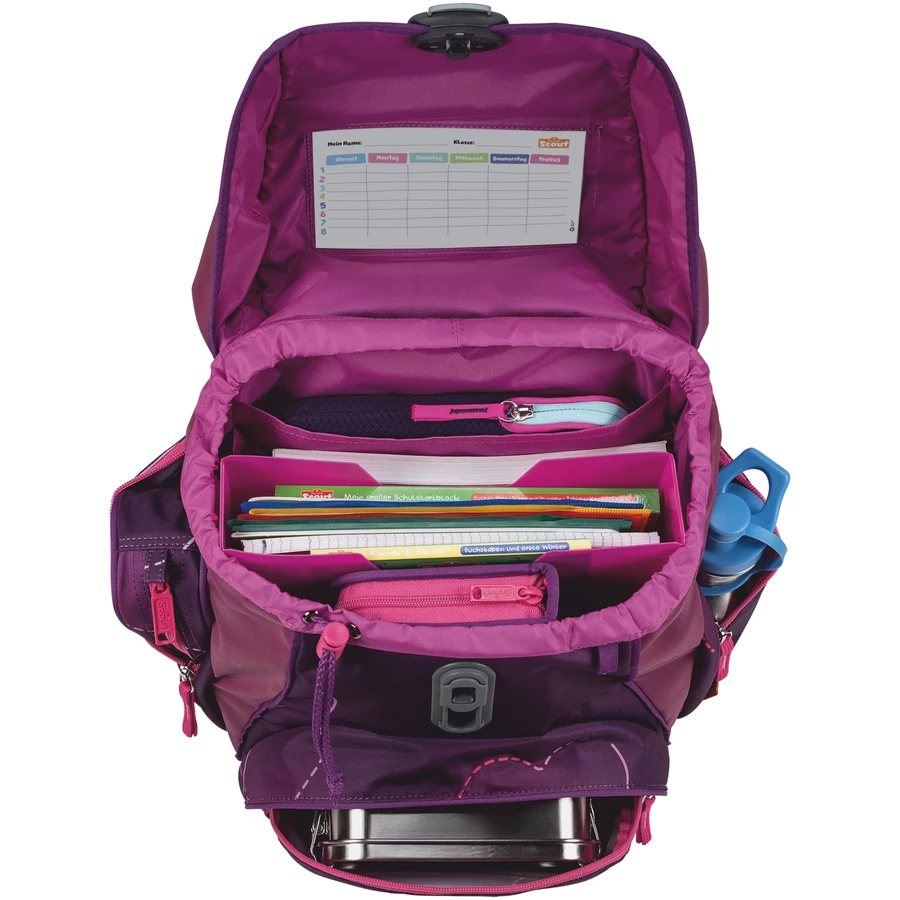 Scout Alpha Exklusiv Superflash - Schulranzen Set 4tlg. Lovely