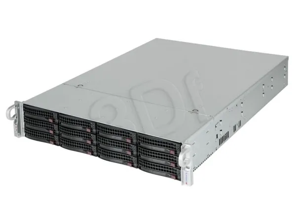 Supermicro SC826 BE1C-R920LPB - Rack-monterbar 2U - forstærket forlænger ATX - SATA/SAS - hot-swap 920 Watt - sort