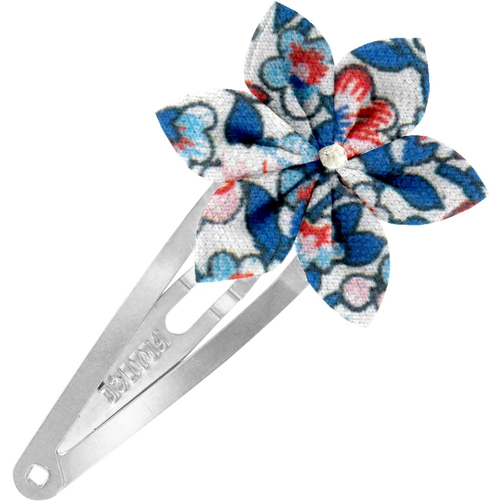 Barrette Clic-Clac Fleur Étoile London Fleuri