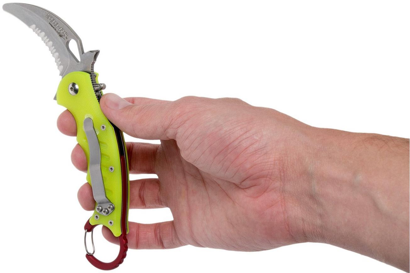 Fox Mini Karambit Rescue FX-599RSY Yellow karambitmes