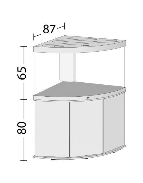 Juwel Aquarium Trigon 350 Led 123x87x65 cm - Aquaria