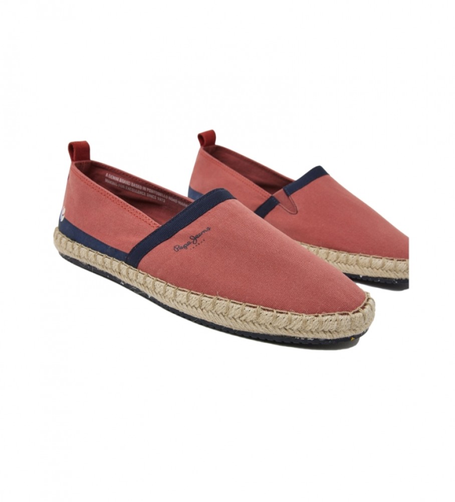 Alpargatas Pepe Jeans Slip On Tourist Camp vermelhas