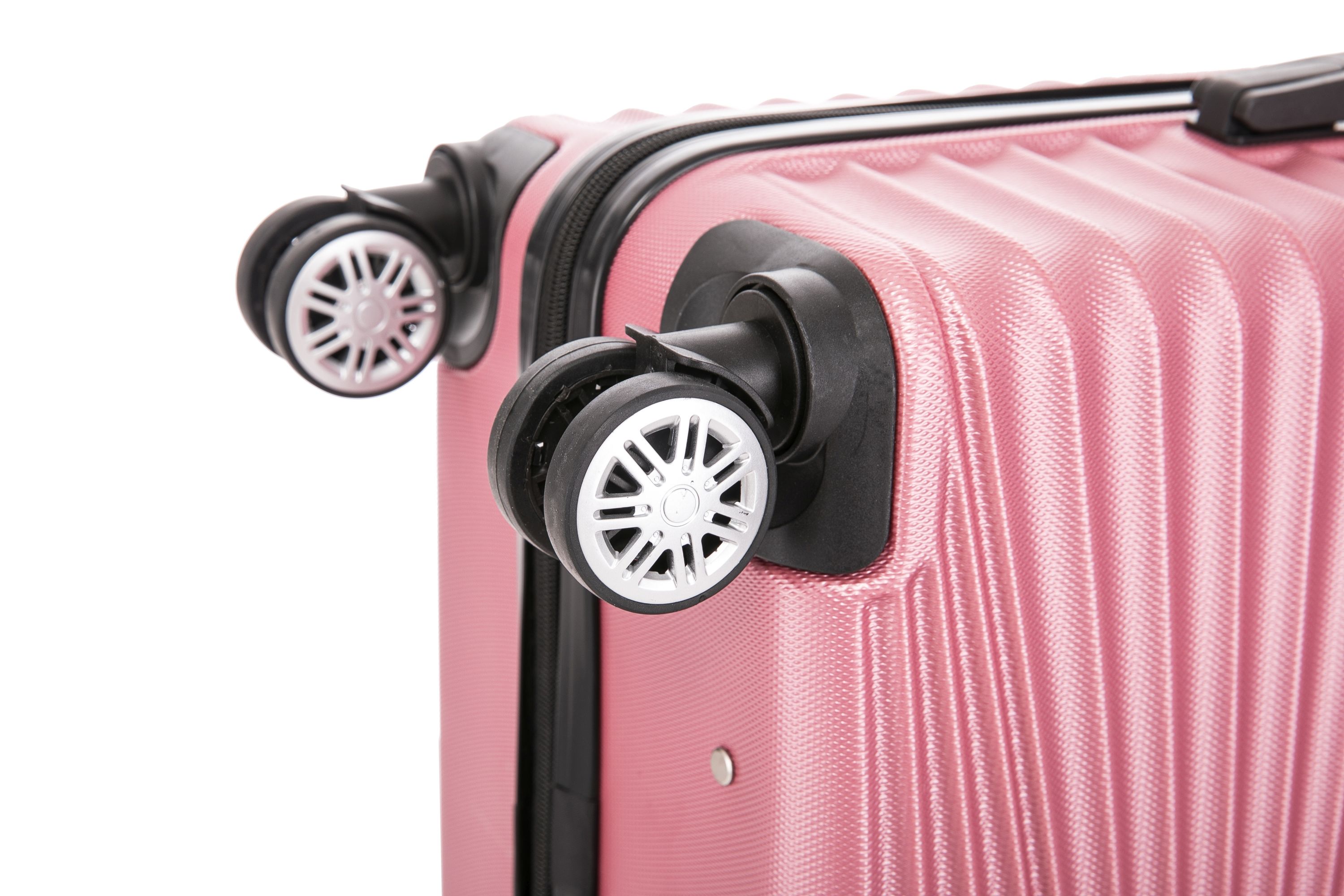 Reisekoffer Hartschalenkoffer NIA 5er Set rosa