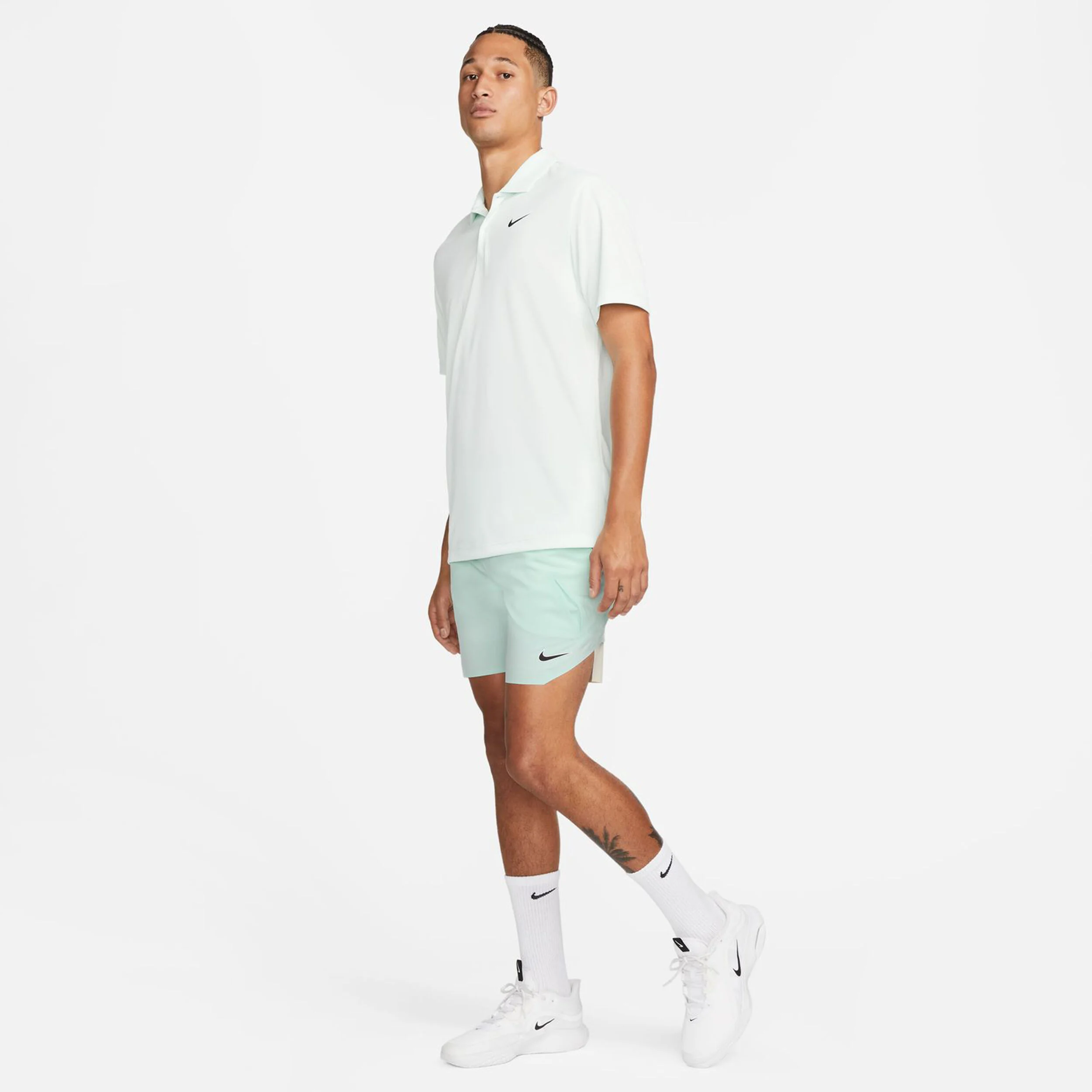 Nike Dri-Fit Court Slam Shorts Hommes - Mint