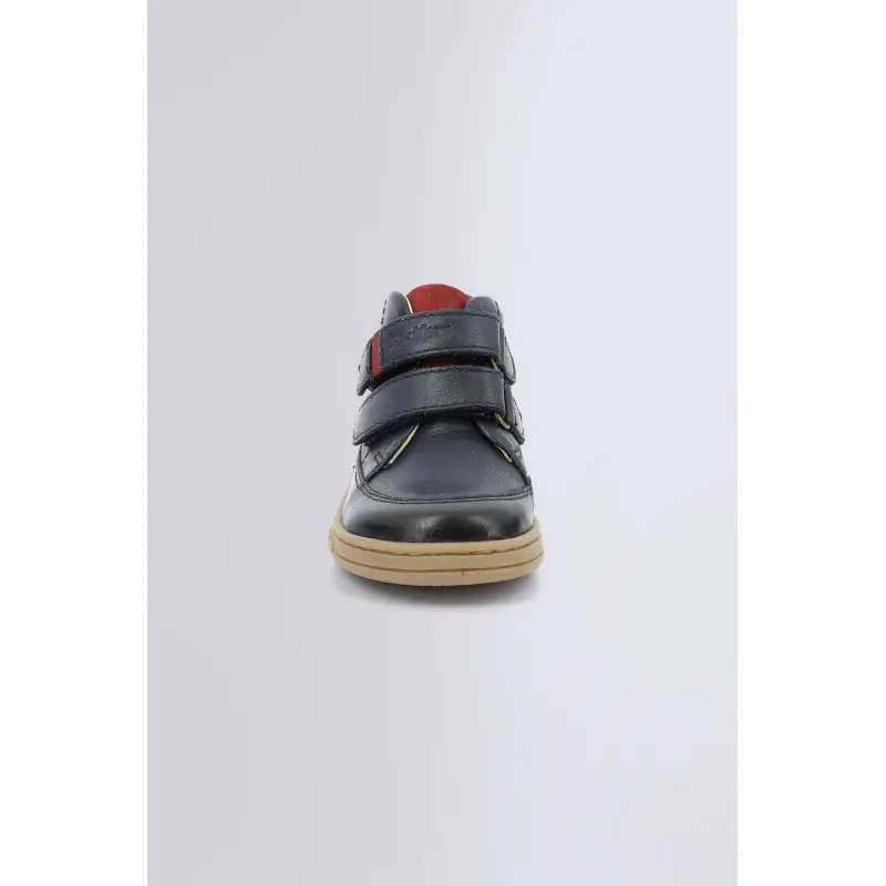 TRACTOK MARINE SNEAKERS HAUTES Cuir Garçon