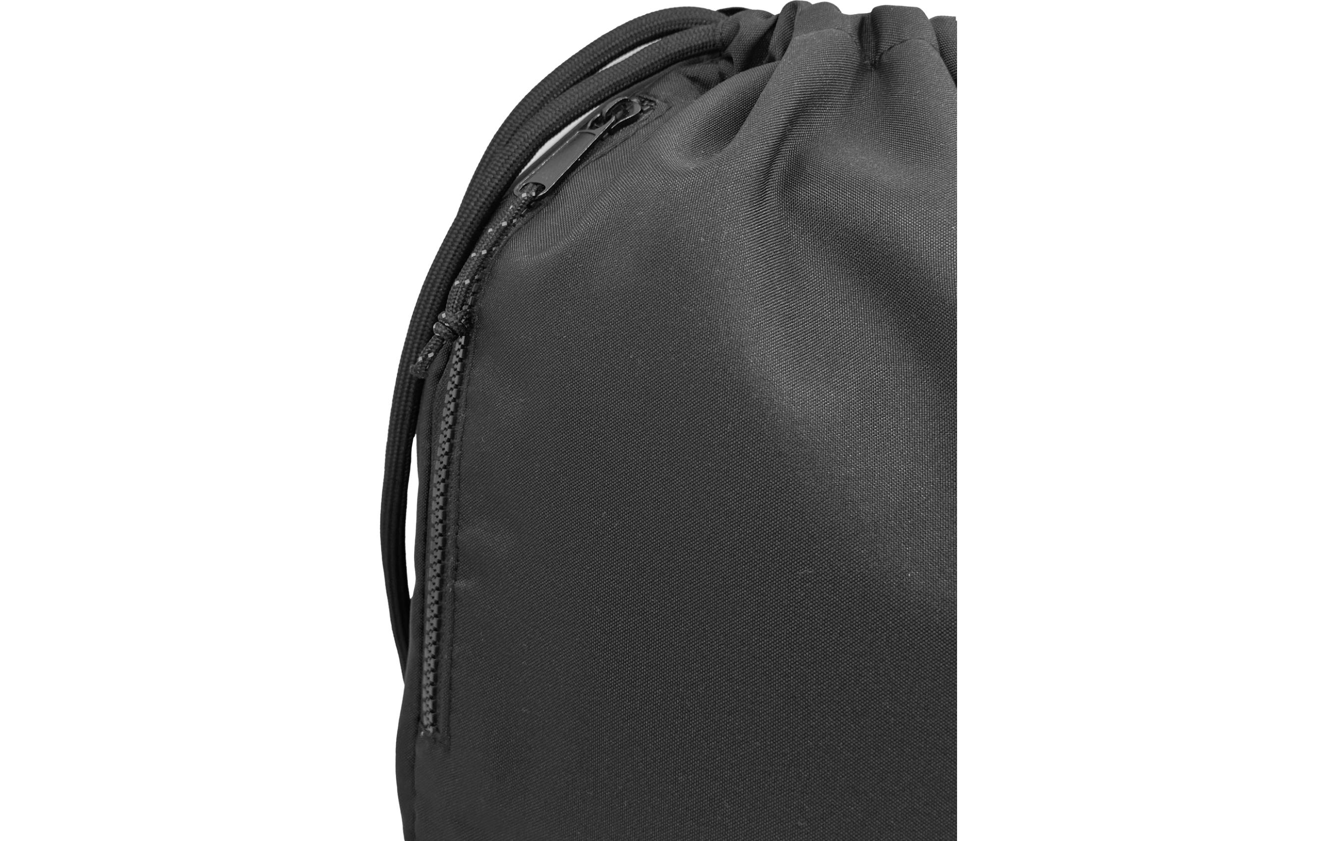 Turnsack XL SchwarzSportbeutel mit reflektierendem Logo
