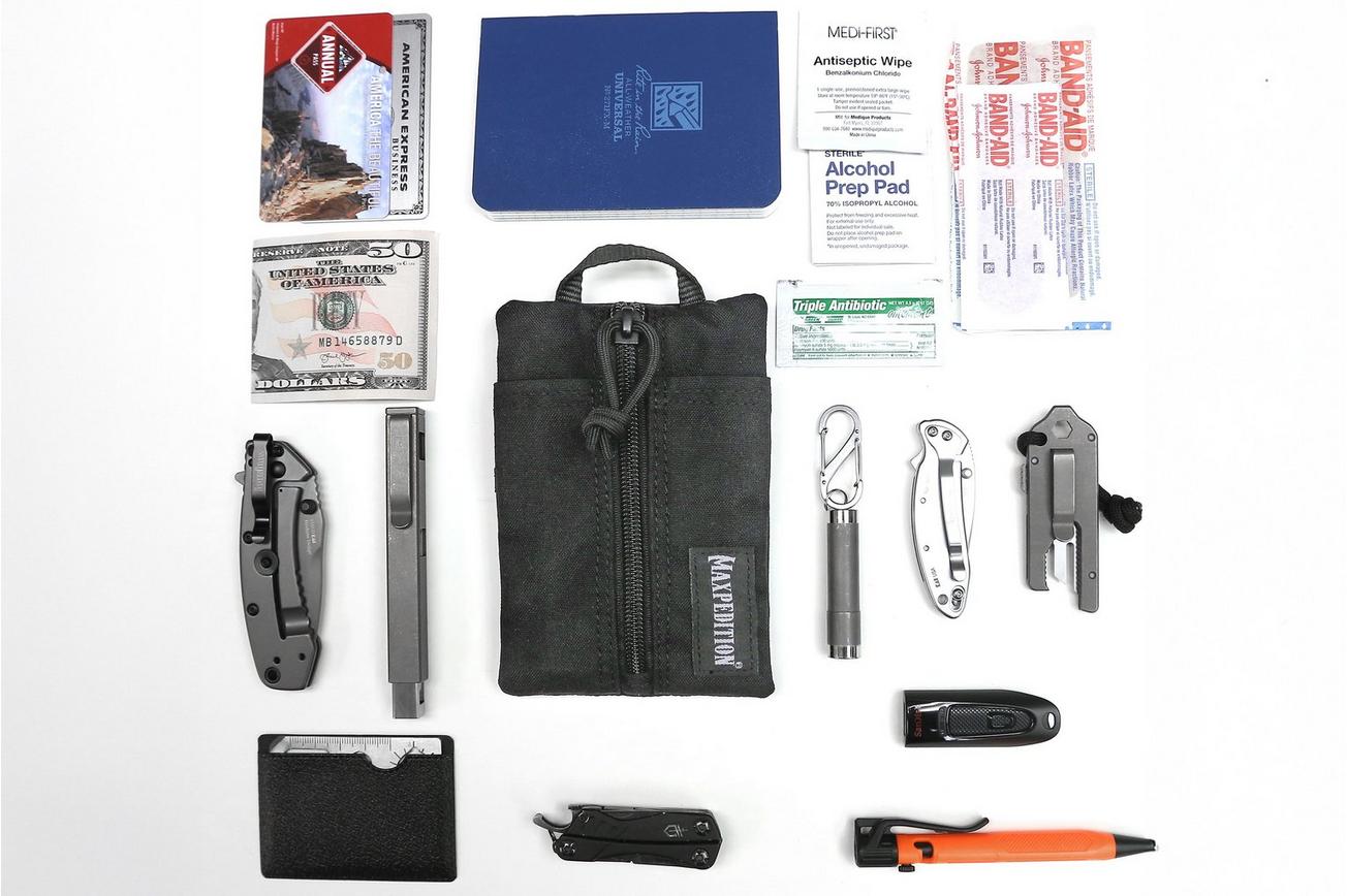 Maxpedition Platy Pocket Organizer 0235B 4x6 Black, pouch