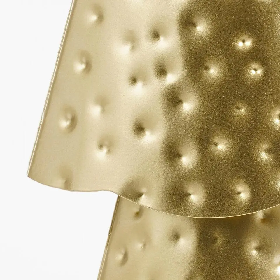 Mica Decorations Decoratie Kerstboom - L18 x B9 x H91 cm - IJzer - Goud