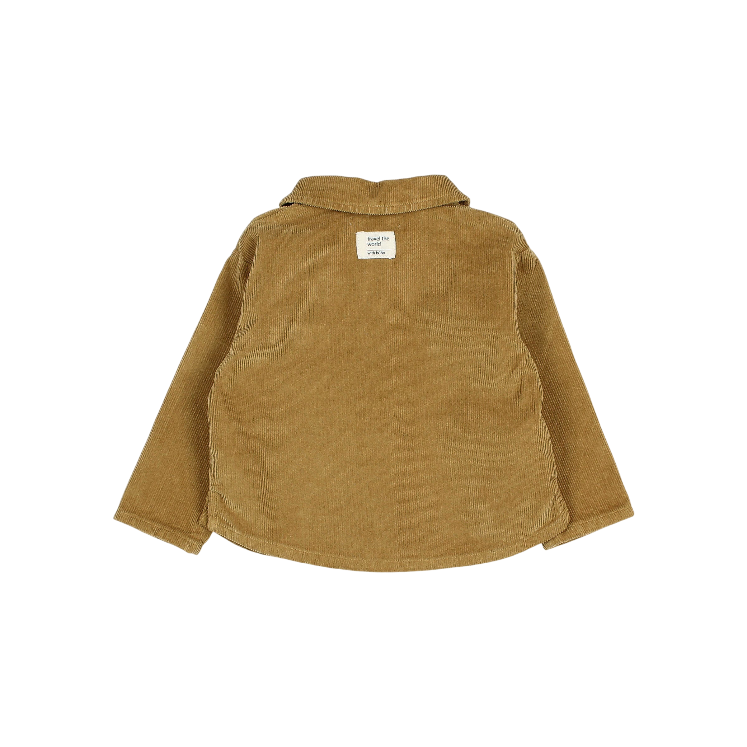 Baby Bluse Soft Velour Ocre