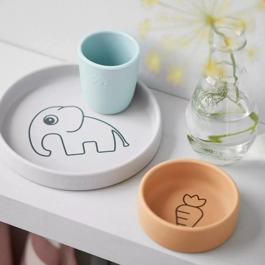 Done by Deer™ Geschirr-Set Elphee Farbmix, Silikon