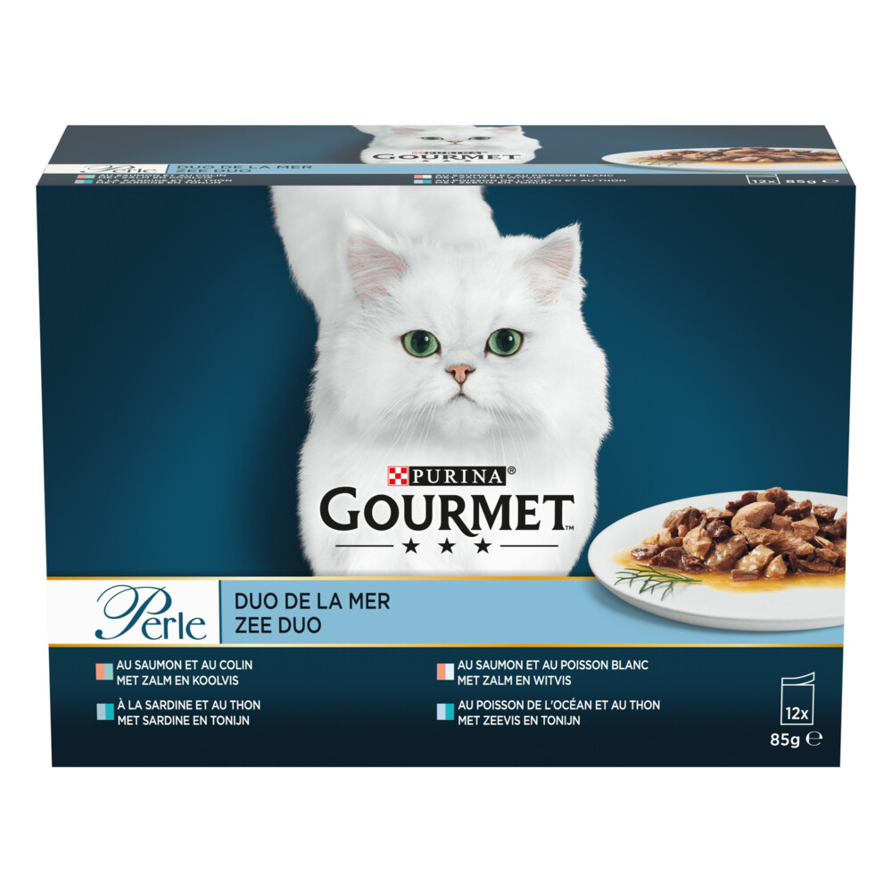 Gourmet Perle Mini Filets Multipack Zee Duo in Saus12 x 85 gr