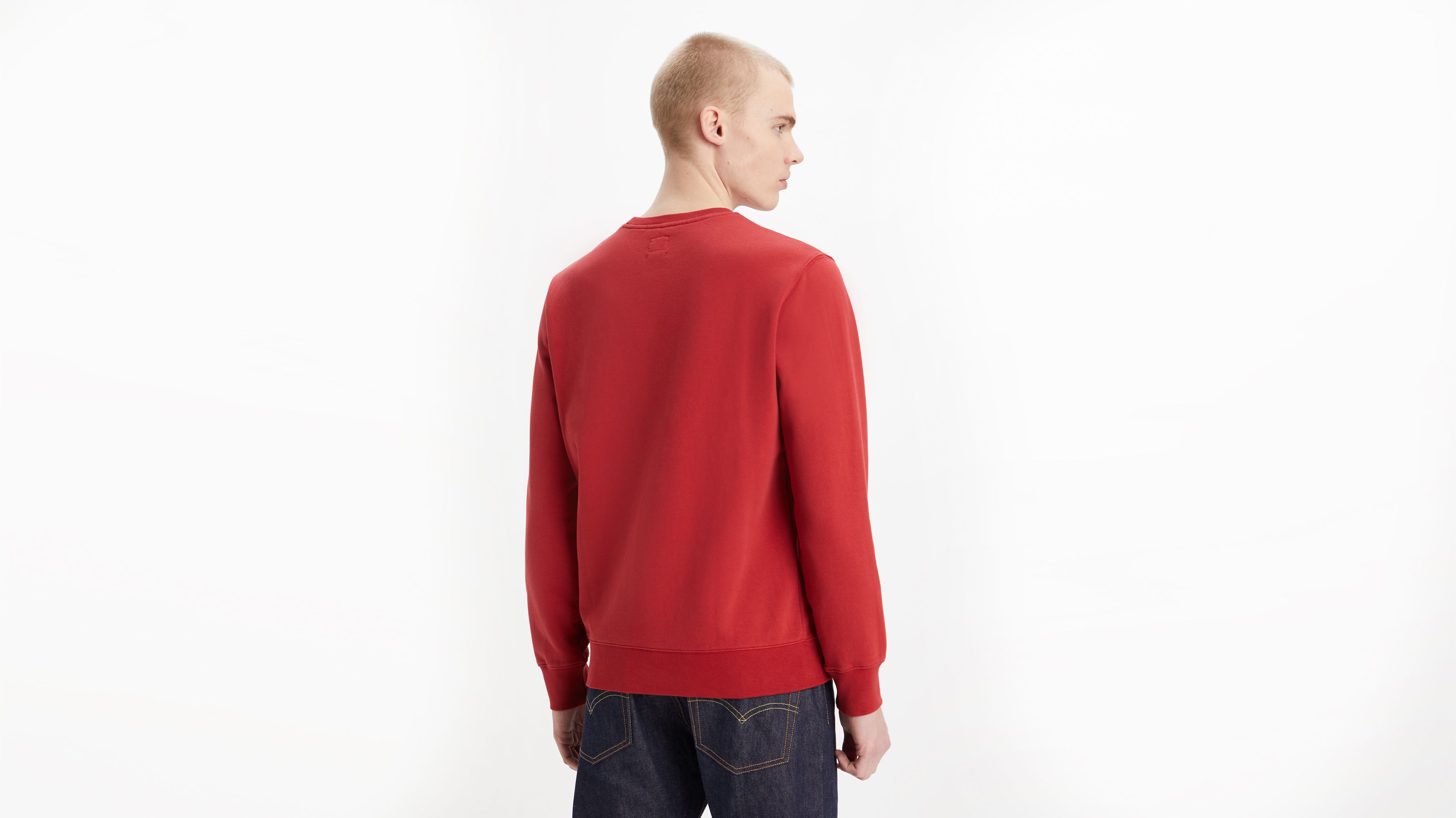 Sweat-shirt à col rond Original Housemark - Rhythmic Red - Rouge
