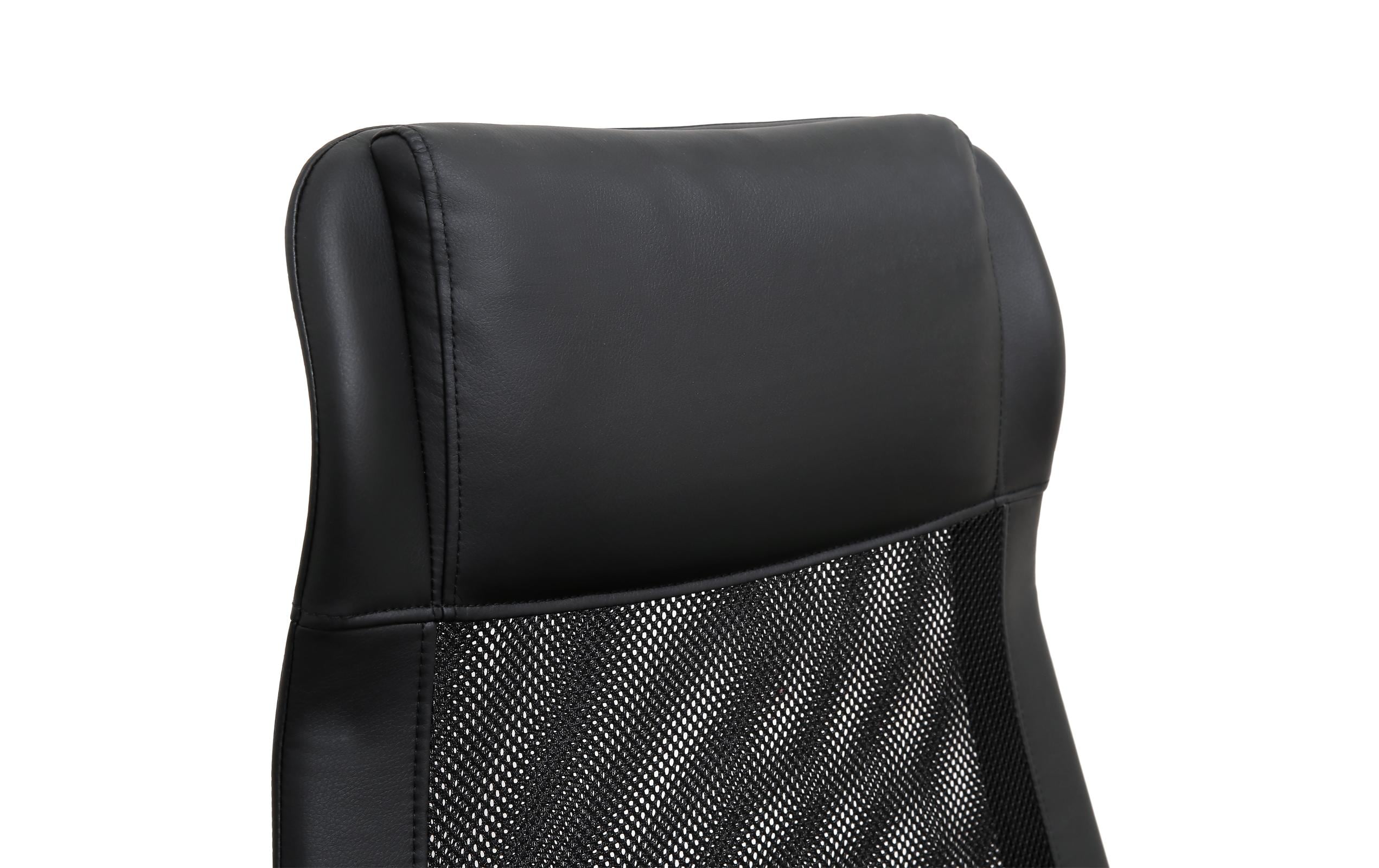 Bürostuhl mit atmungsaktiver Rückenlehne, Schwarz / Silber<br>Ergonomischer Schreibtischstuhl