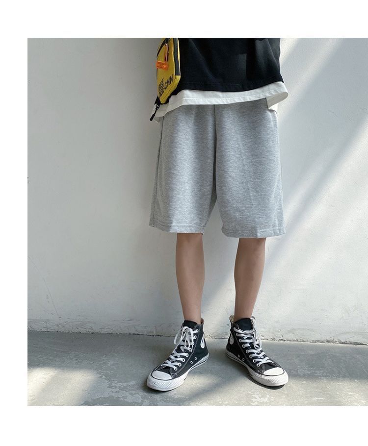 Acrius - Effen sweatshort met losse pasvorm