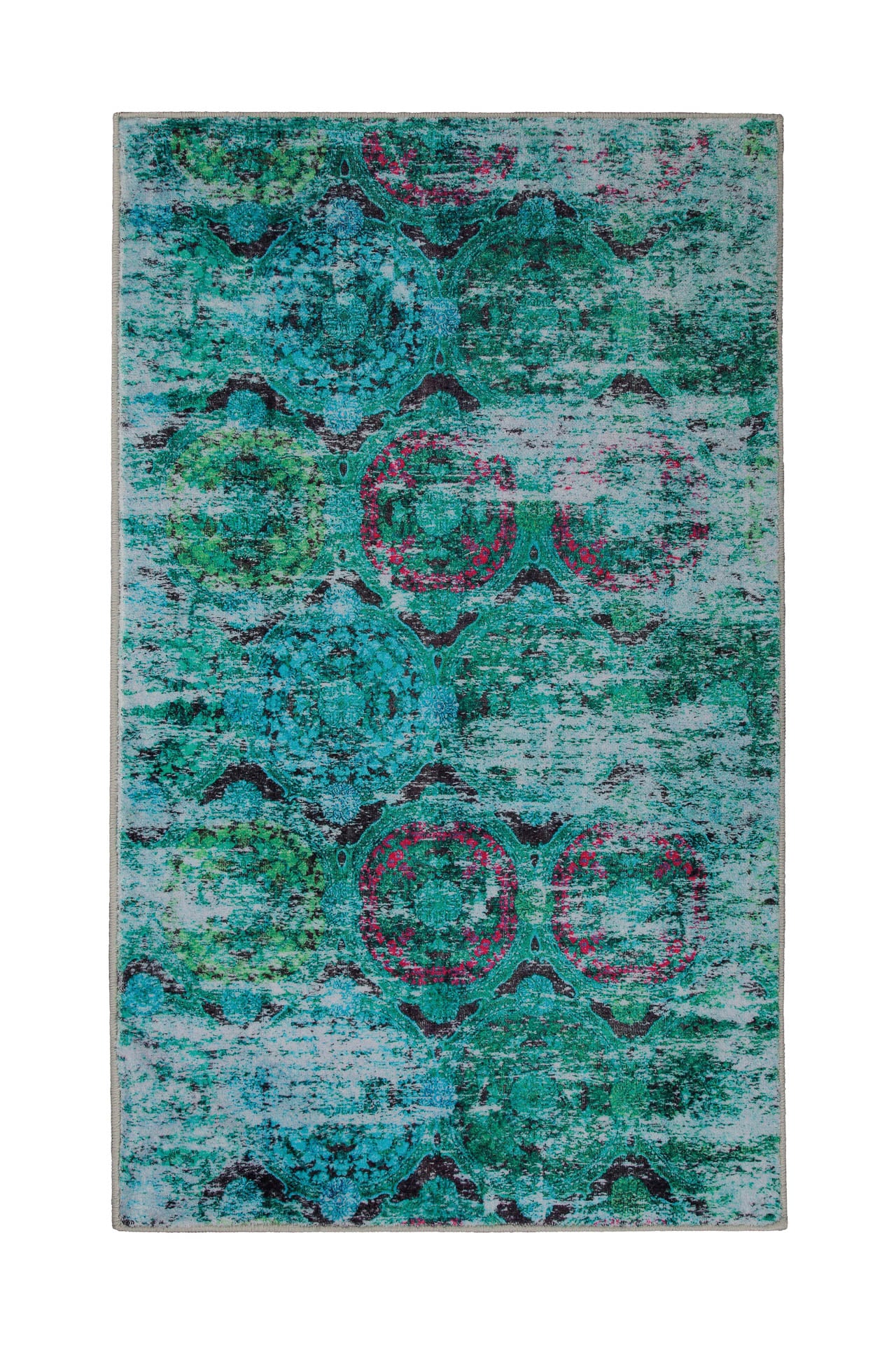 Wecon home Badematte »Beach Front« Höhe 0,5 mm fussbodenheizungsgeeignet Vintage, waschbar, rutschfest, schnell trocknend, robust, Badteppich