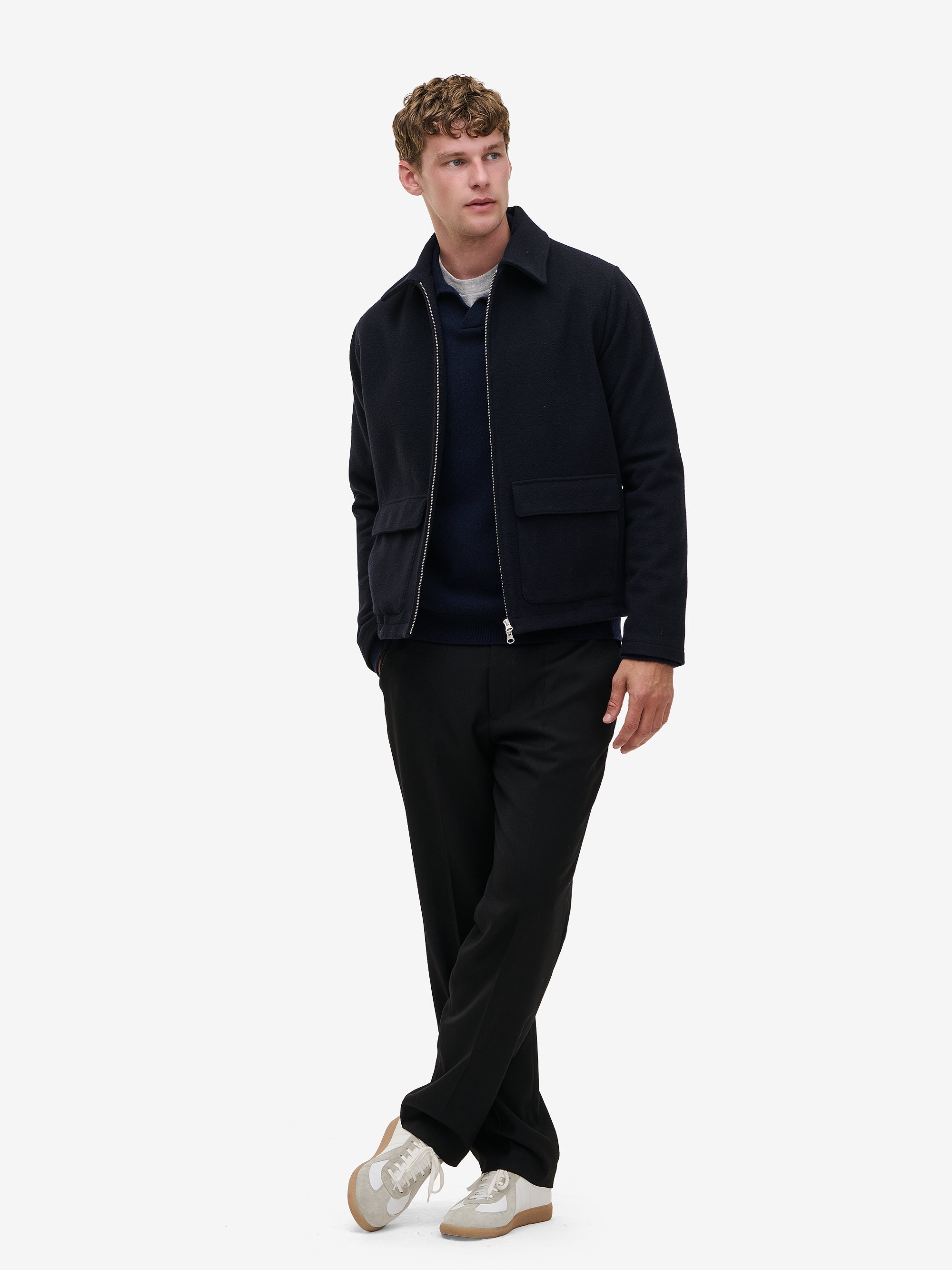 Coleford Merino Cashmere KW01009-NVY