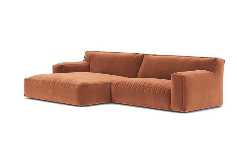FÉST Clay bank met longchair links Soil 01 natural