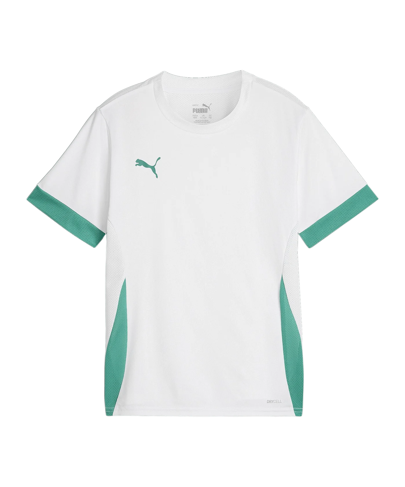 PUMA teamGOAL Matchday Trikot Kids Weiss Grün F15