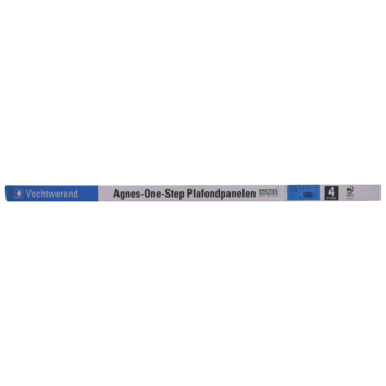 Agnes plafondplaat vochtwerend wit stuc 1200 x 600 x 12 mm 4 stuks